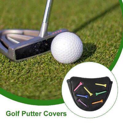 Putter Cover Mallet PU Leather Mallet Putter Cover Magnetic