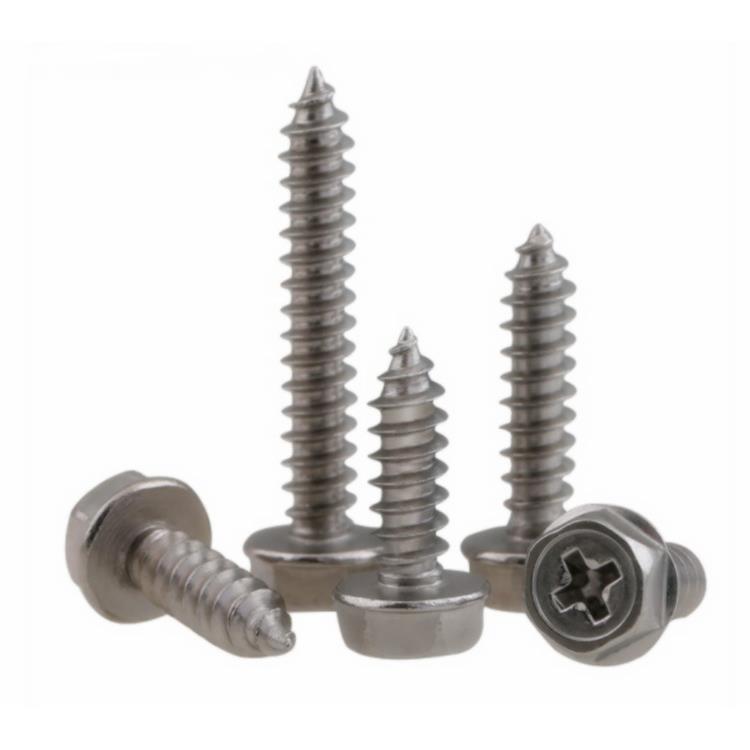 30六IJB不锈钢十十字槽凹穴外角自攻螺丝字螺丝钉六角螺钉自攻钉4