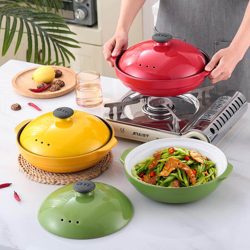 xyt砂锅浅锅干烧陶瓷锅煲仔饭浅口耐高温沙锅煲石锅拌饭浅底