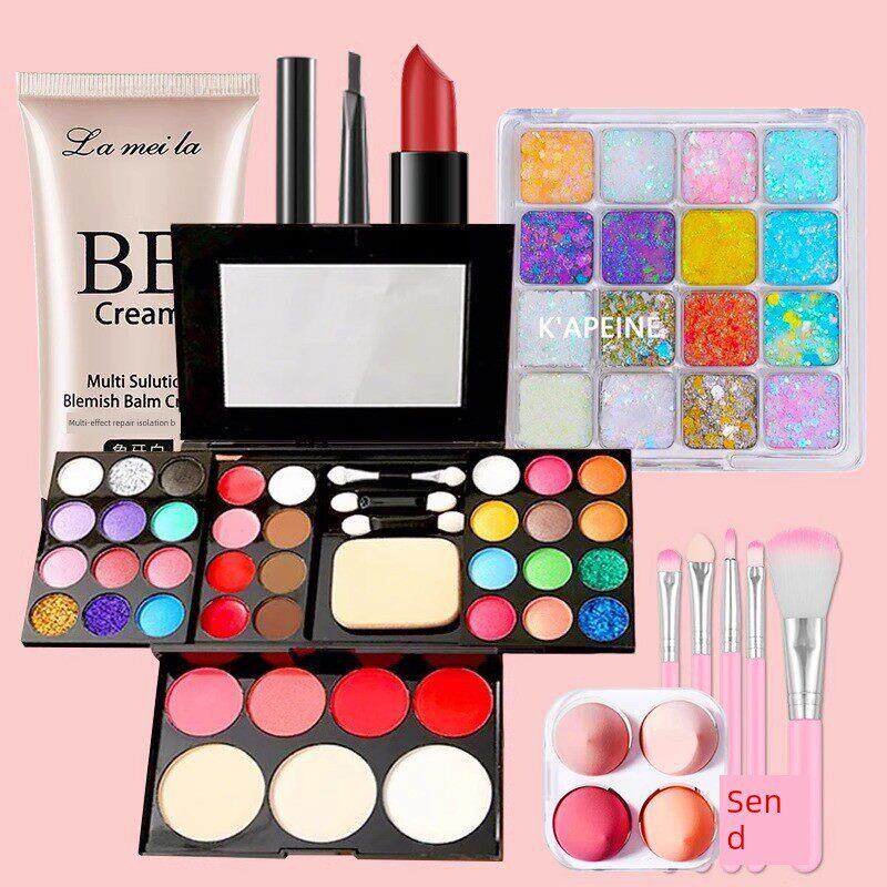 正品六一儿童节学生朋友女孩舞台演出表演化妆品全套装彩妆无毒亮