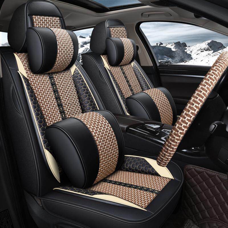 2015/2016年2017款东风悦达K3专用坐垫四季全包皮拼汽车座套