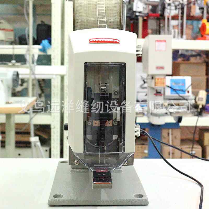 工业缝纫厂家直营汉马塑料扣件装订机可用于袜子裤子装订