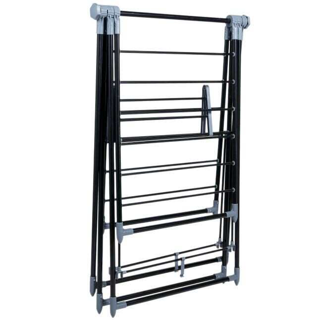 家用翼型折叠晾衣架移动式阳台室内晒衣架便携落地晒被晾晒架