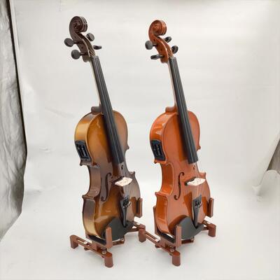 电声小提琴EQ实木亮光初学者演奏电声小提琴乐器4/4小提琴violin