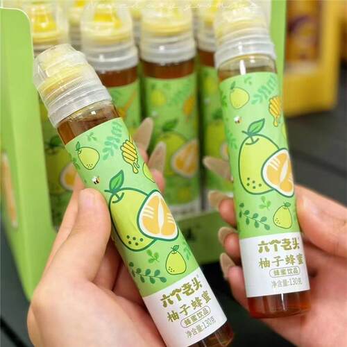 新品特价】6六个老头果味蜂蜜饮品柠檬百香果柚子秋梨膏冲饮浓浆