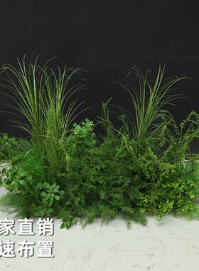 新款森系绿色地排花绣球百合牡丹仿真花清新级户外婚庆美陈装饰