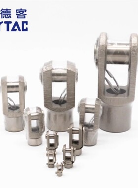 亚德客气缸连接配件Y型接头F-M10X125Y/M12X125Y/M8/M16/M20