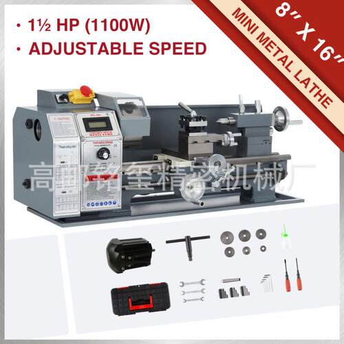 亚马逊热卖MX400金属木工微型车削机床多功能diy试验教学家用车床