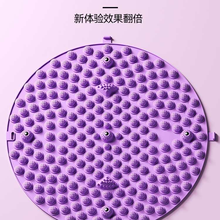 大莅圆形脚底踩指压板跑步压板子足底按摩垫慢跑室内超原地趾