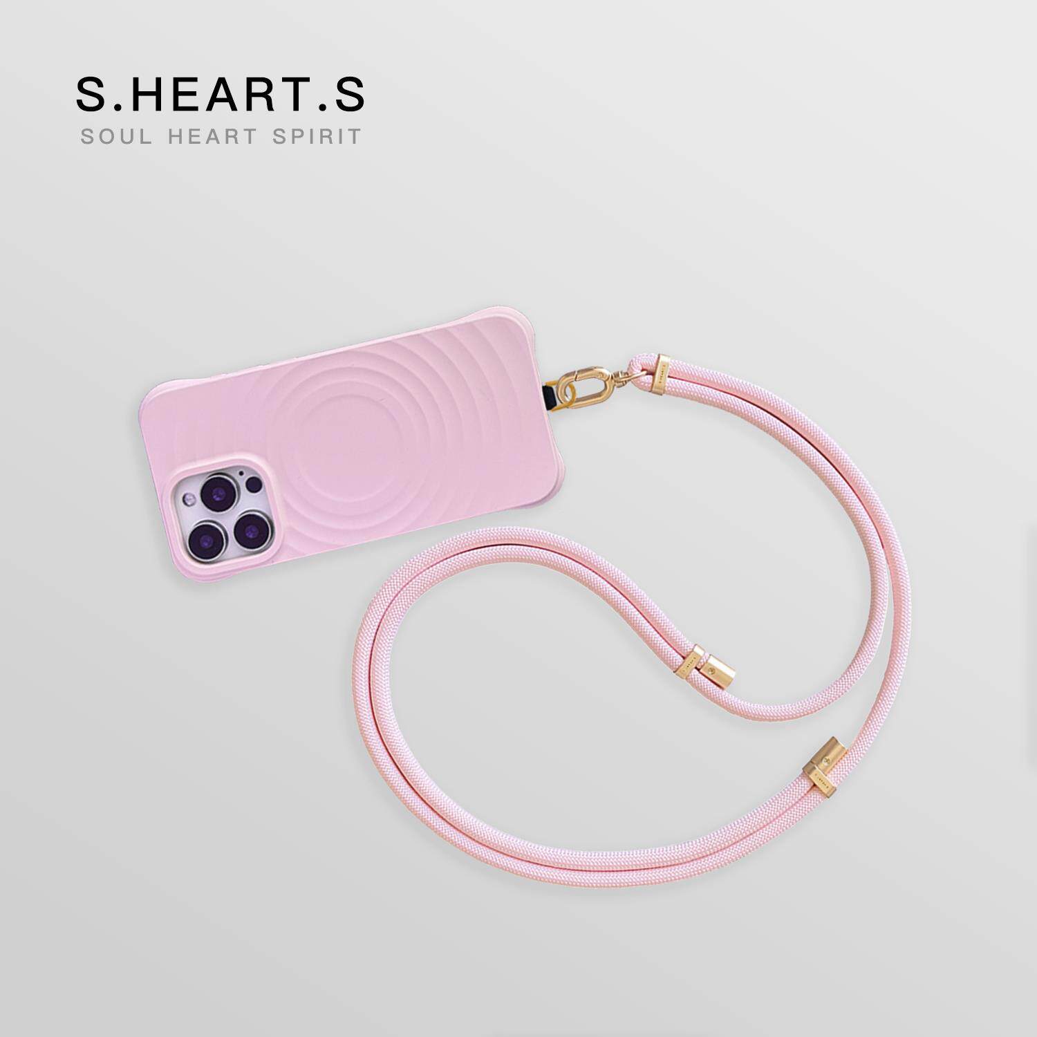 SHS户外多功能手机挂绳斜挎背带可调节防丢掉挂脖肩男女电话长链