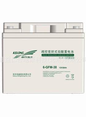 科华铅酸蓄电池6-GFM-38 12V38AH免维护蓄电池