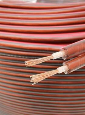 棕色300芯弹性料喇叭线 2X150芯发烧喇叭线 音箱线 工程线