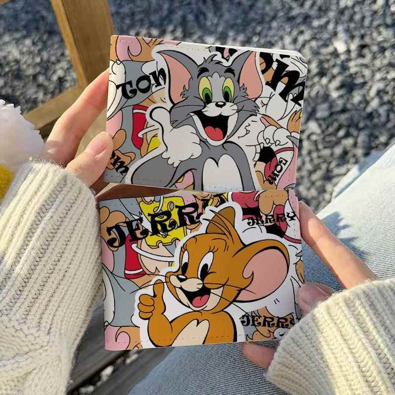 猫和老鼠卡通驾驶证保护套二合一行驶证机动车驾照本皮套颜值卡包