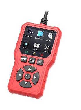 OBD2 扫描仪实时数据专业机OBDII 诊断读码器工具用于检查发动机