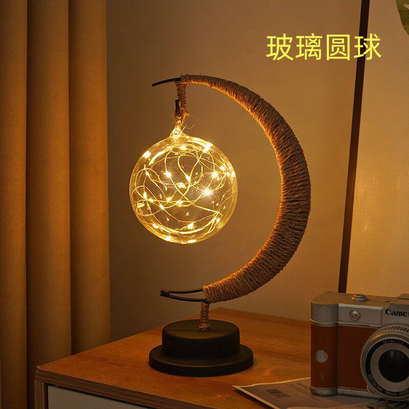 新款ed星星灯充电灯具苹果生日彩