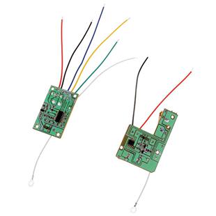 control 4CH remote PCB transmitter circuit 27MHz