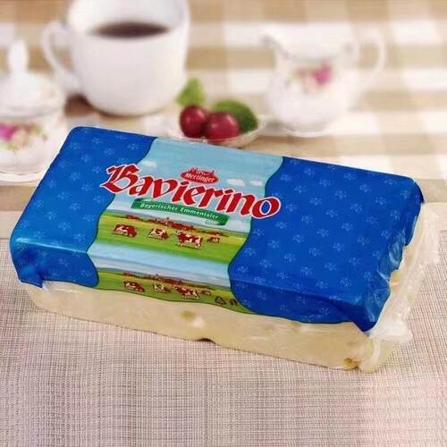 Emmental Cheese荷兰进口商用琪雷萨大孔干 干酪约2.8kg烘培原制