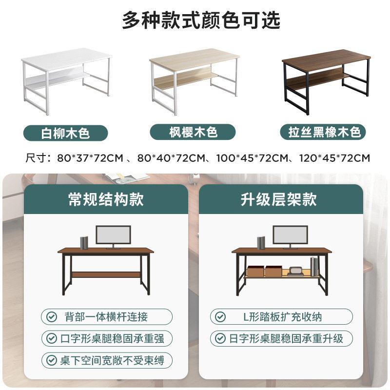 小桌子简易出租房佐致（收宿舍桌桌子卧女生室脑学习家用书写字电