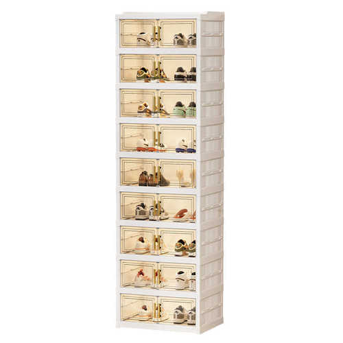 鞋架省鞋盒收纳宿舍子室内安装入户鞋柜门口可折叠家用空间免