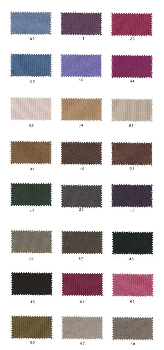 спандекс 针织2*2坑条螺纹布料 240g棉氨纶打底高弹力亲肤肌理面料 螺纹布