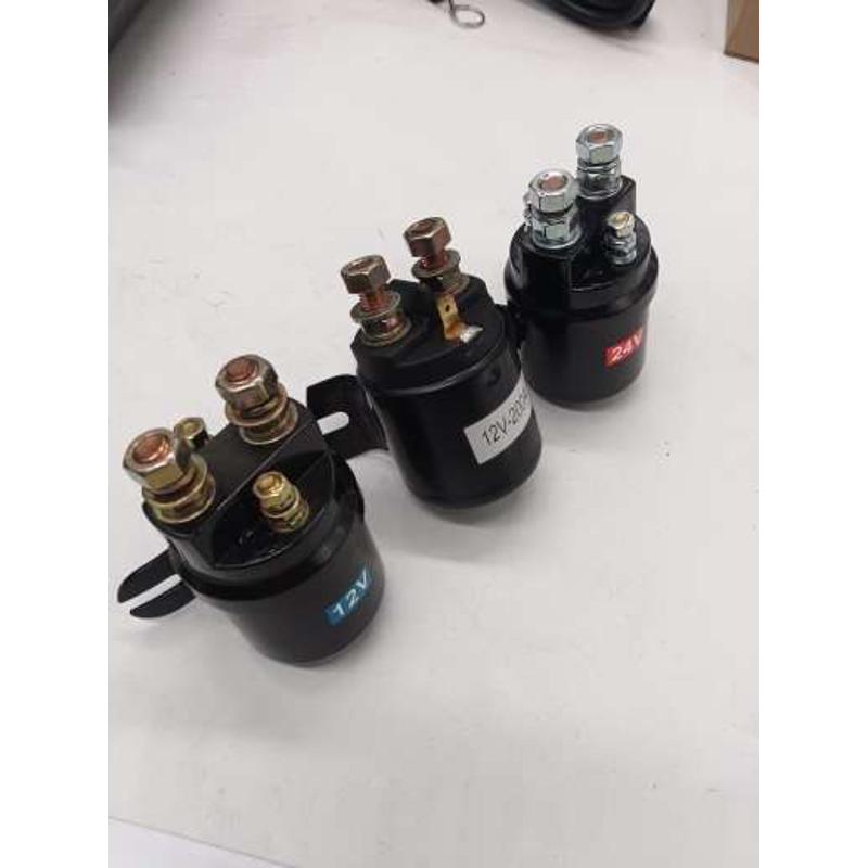 电动叉车尾板液压电机碳刷12V-24V接触器电磁吸合开关