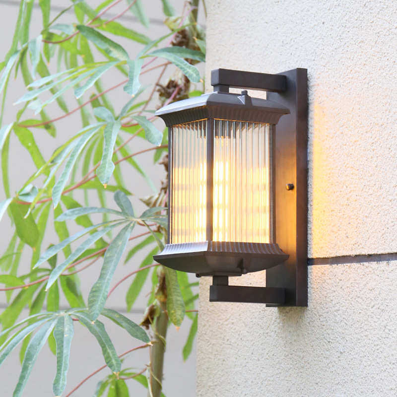 户外壁灯太阳能防水室外庭院灯别墅花园阳台过道大门口工程外墙灯