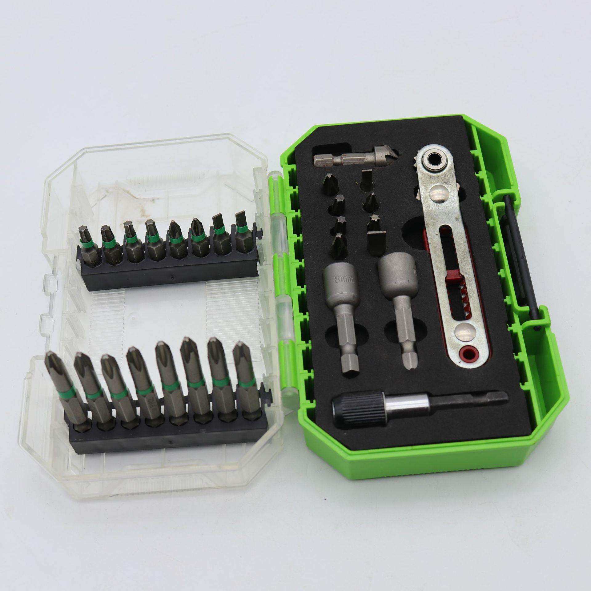 跨境M35英制麻花钻多刃尖套装14PCS1/16-1/2,13PCS1/16-1/4
