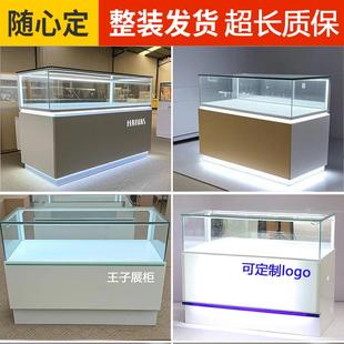 手机柜台新款商用体福彩珠宝产品店铺销售定制转角靠墙玻璃展示柜