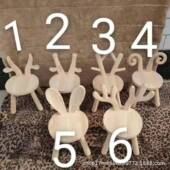 班早教幼儿园豌豆实木组合桌椅宝实木月亮儿童管美术课桌托椅宝手