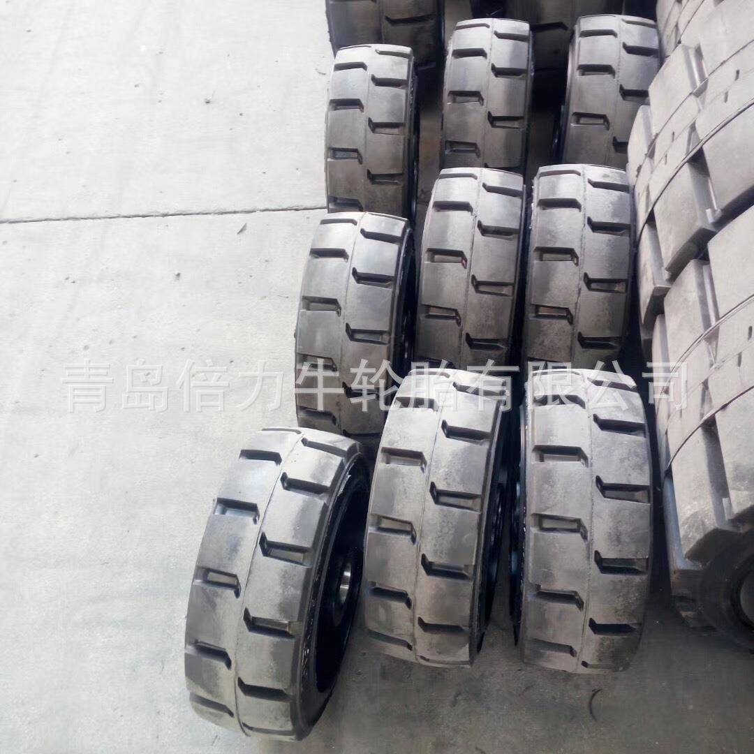 平板拖车轮胎18x7x12 1/8 18x9x12 1/8 压配式实心轮胎