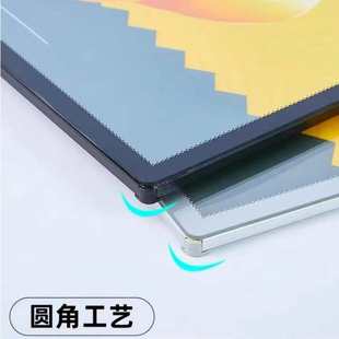 led发光广告牌电梯灯箱奶茶店菜单展示牌 多功能玻璃抽画超薄灯箱