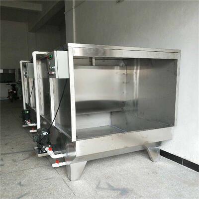 山东现货供应 水帘柜喷漆涂装设备 双人水帘幕 喷油流水线水帘柜