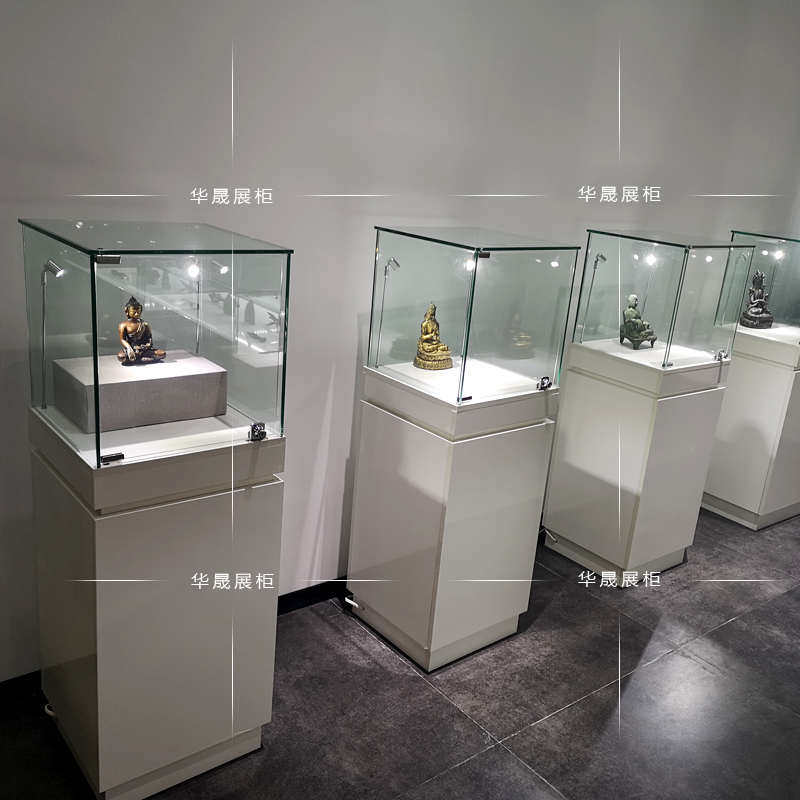 博物馆文物展会展览柜台陶瓷工艺品展柜古董玉器古玩柜玻璃展示柜