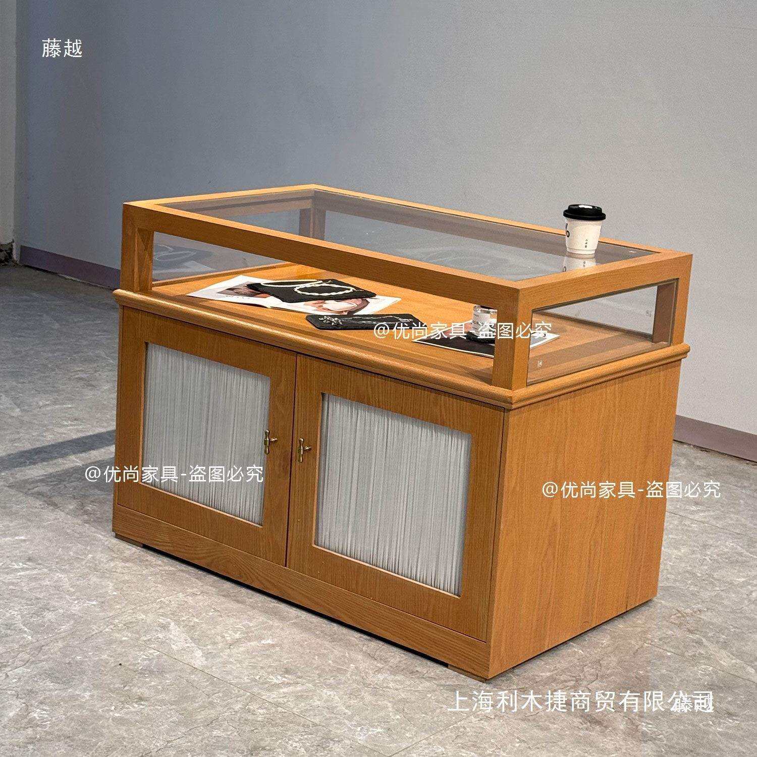 服装店中岛桌流水台韩式轻奢女装店铺陈列柜饰品摆件中岛台垒德株