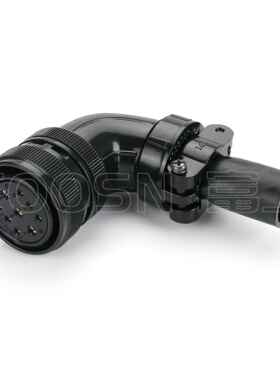 MIL-C-5015系列航空插头24-11S 伺服电机动力90°插头6-12+3-8芯