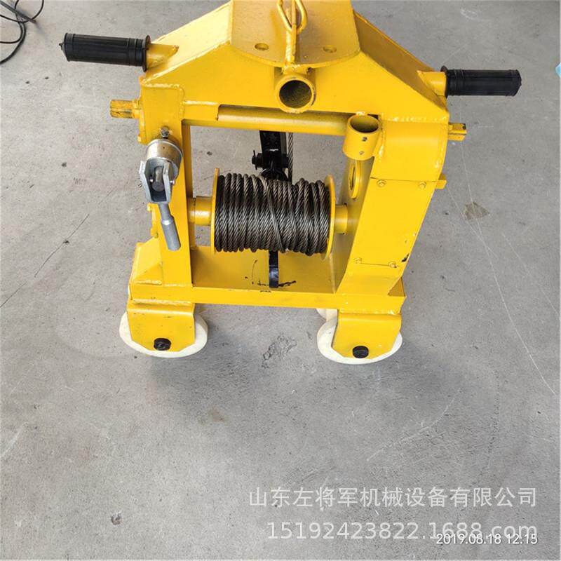 铁路用多功能钢丝绳拉轨机组合式钢轨搬运车多功能运轨小车