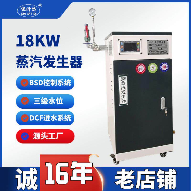 电加热18KW蒸汽发生器电蒸汽锅炉全自动防干烧商用小型蒸汽源