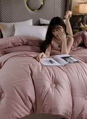 a全棉大豆纤维被冬被厚暖棉ASN37498子保被芯单双人学生宿舍春加