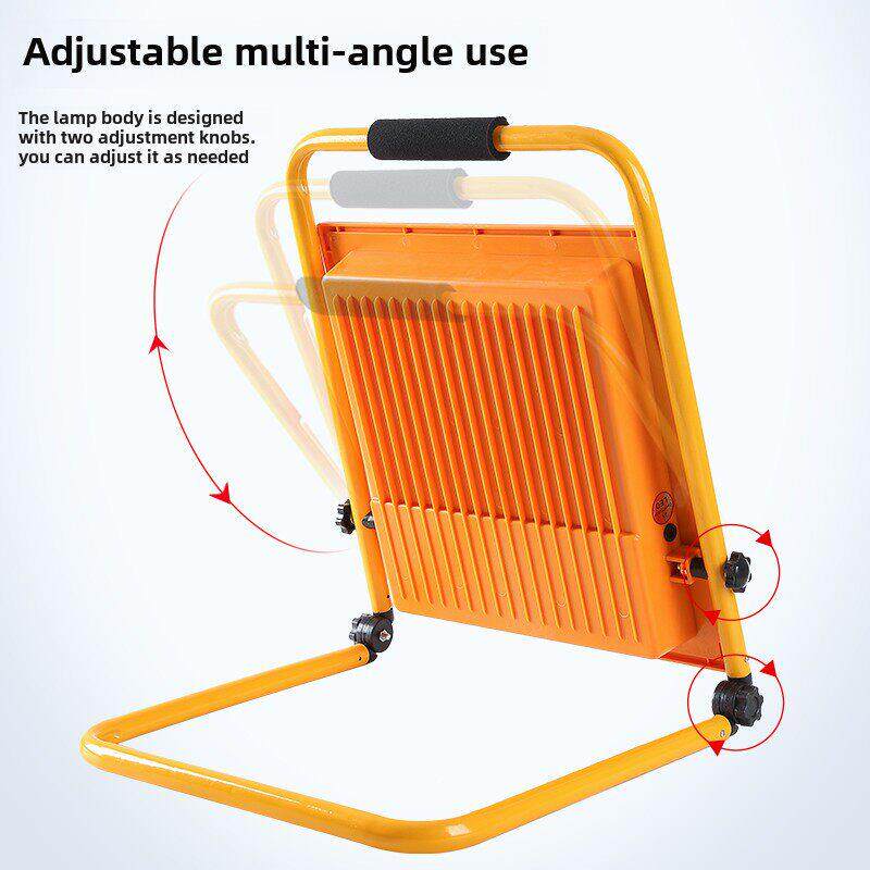 大功率建筑工地可充电照明Led背包探照灯户外广场户外篮球场泛光