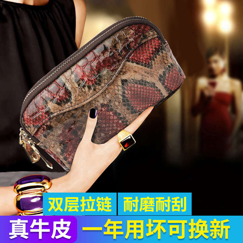 2025新款女士休闲小手包妈妈买菜手拿包双层拉链手拎零钱包手机包