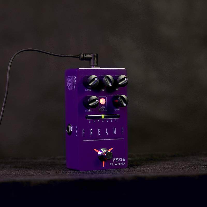 FLAMMA电吉他FS06单踩钉数字前级循环模拟单块效果器