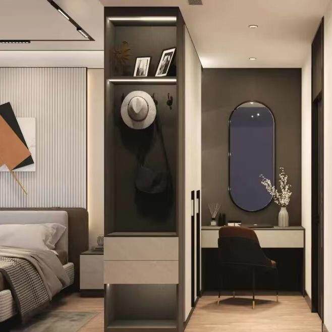 北京全屋定制福人竹香板柜体钢琴烤漆门板梳妆台浴室柜