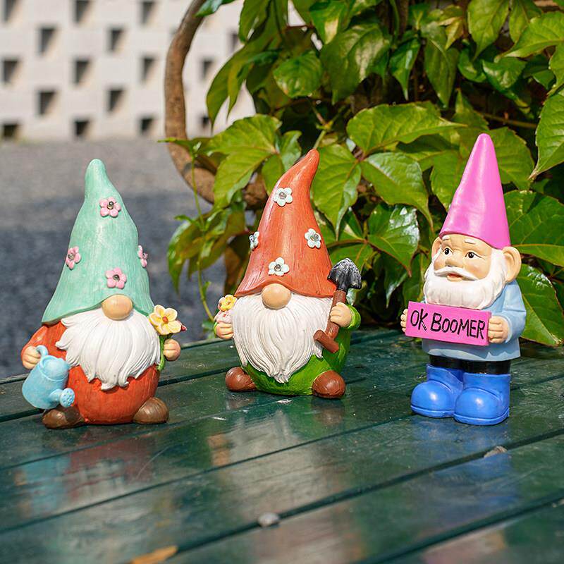 圣诞精灵太阳能灯装饰花园庭院阳台装饰幼儿园卡通布局走廊微景观