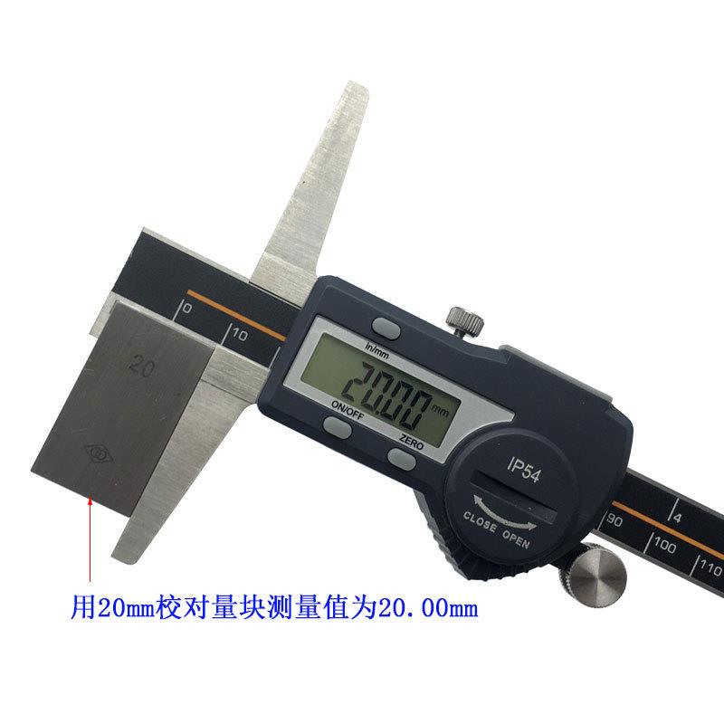 联4单钩数显深度尺IP羽5防水钩电子游LY-150A标卡深度尺双0-150-2