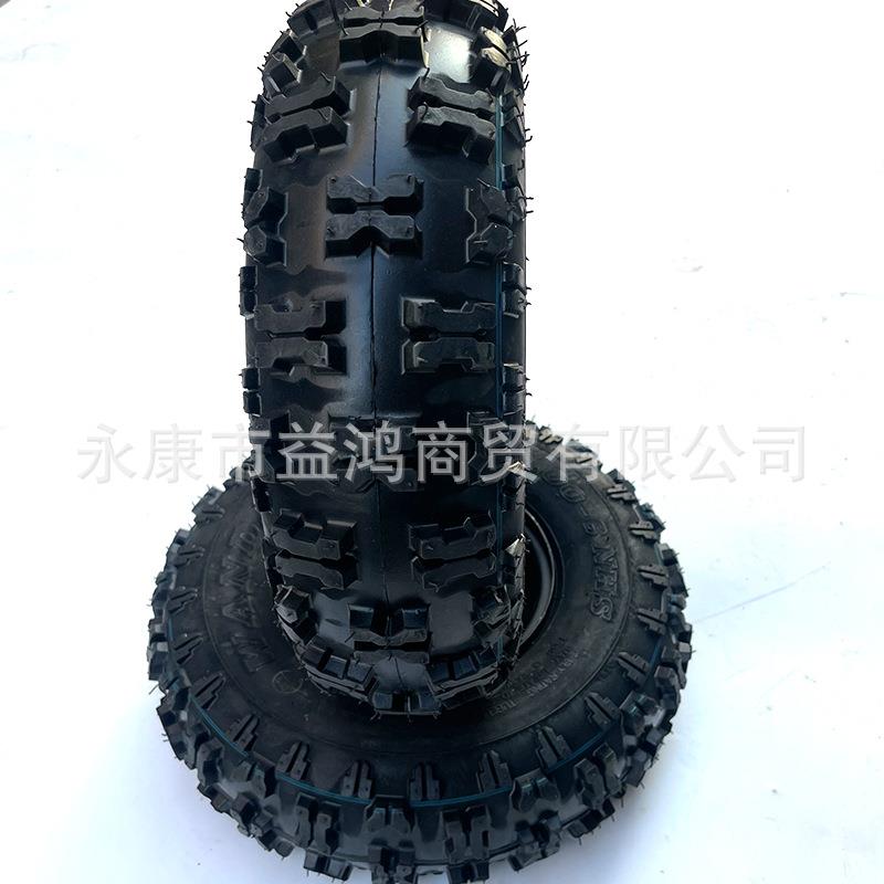 改装电动四轮单座卡丁车配件13X5.00-6寸蝴蝶越野轮胎真空铁轮毂