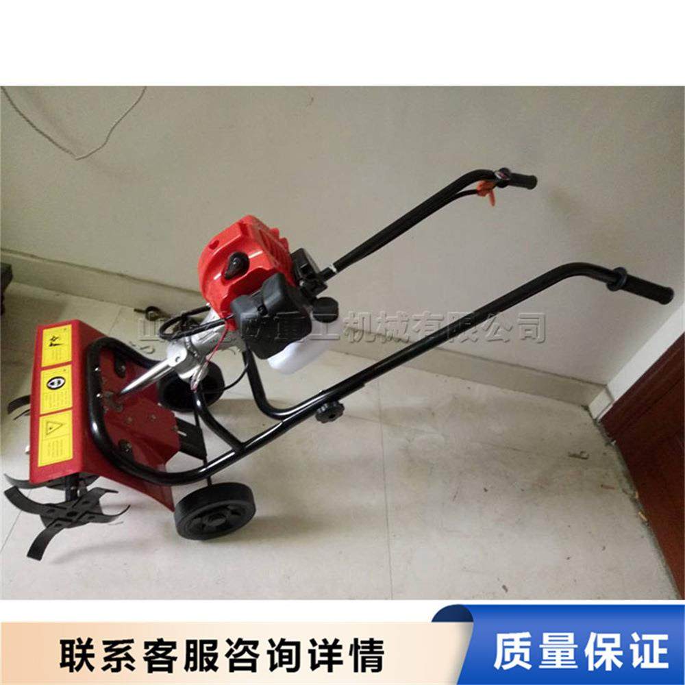 汽油二冲程微耕机 小型移动型松土翻土机 茶园田园种植旋耕机