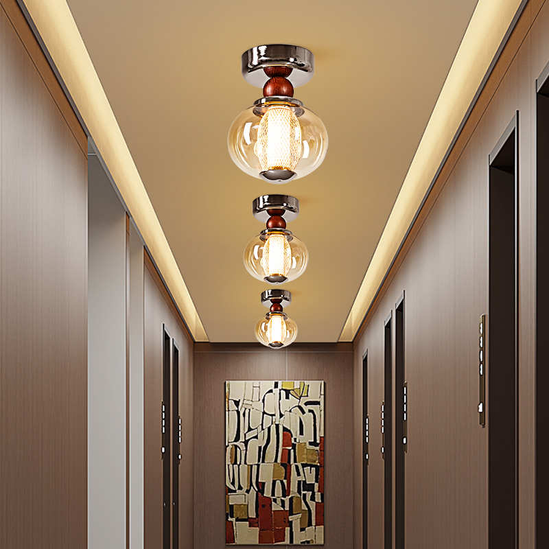 法式过道设计师款新款阳台走廊入户小玄关灯高级感简约床头壁灯