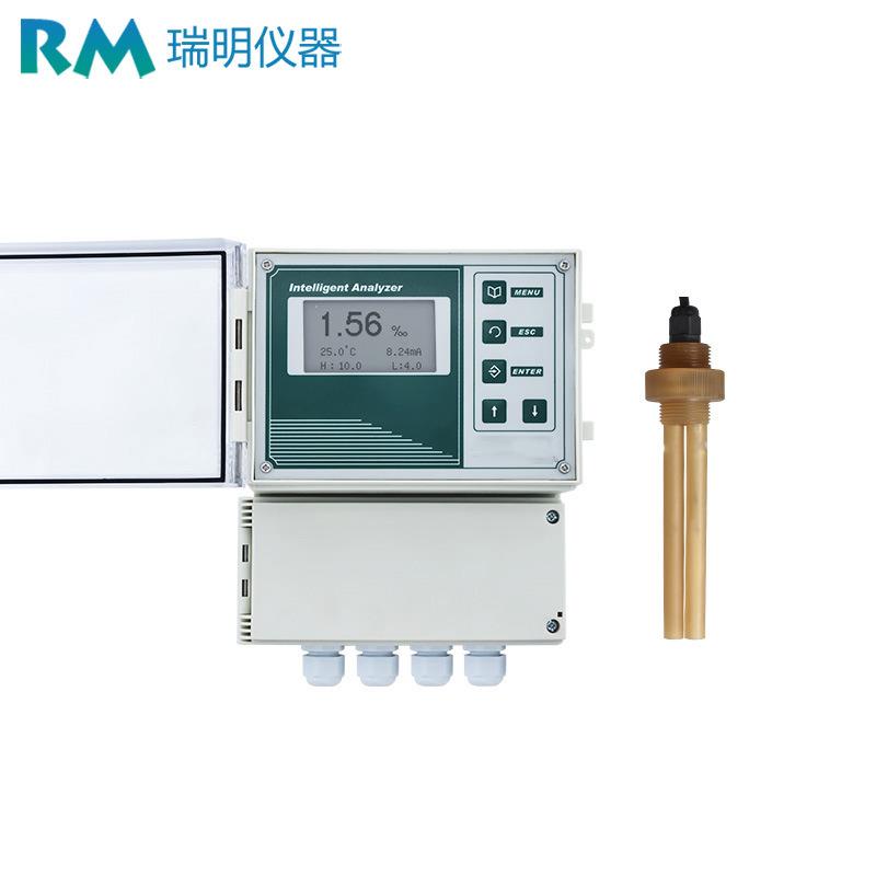 壁1挂多通道盐度计 多通养道盐度析仪 海水殖盐度感器 传IOT物分
