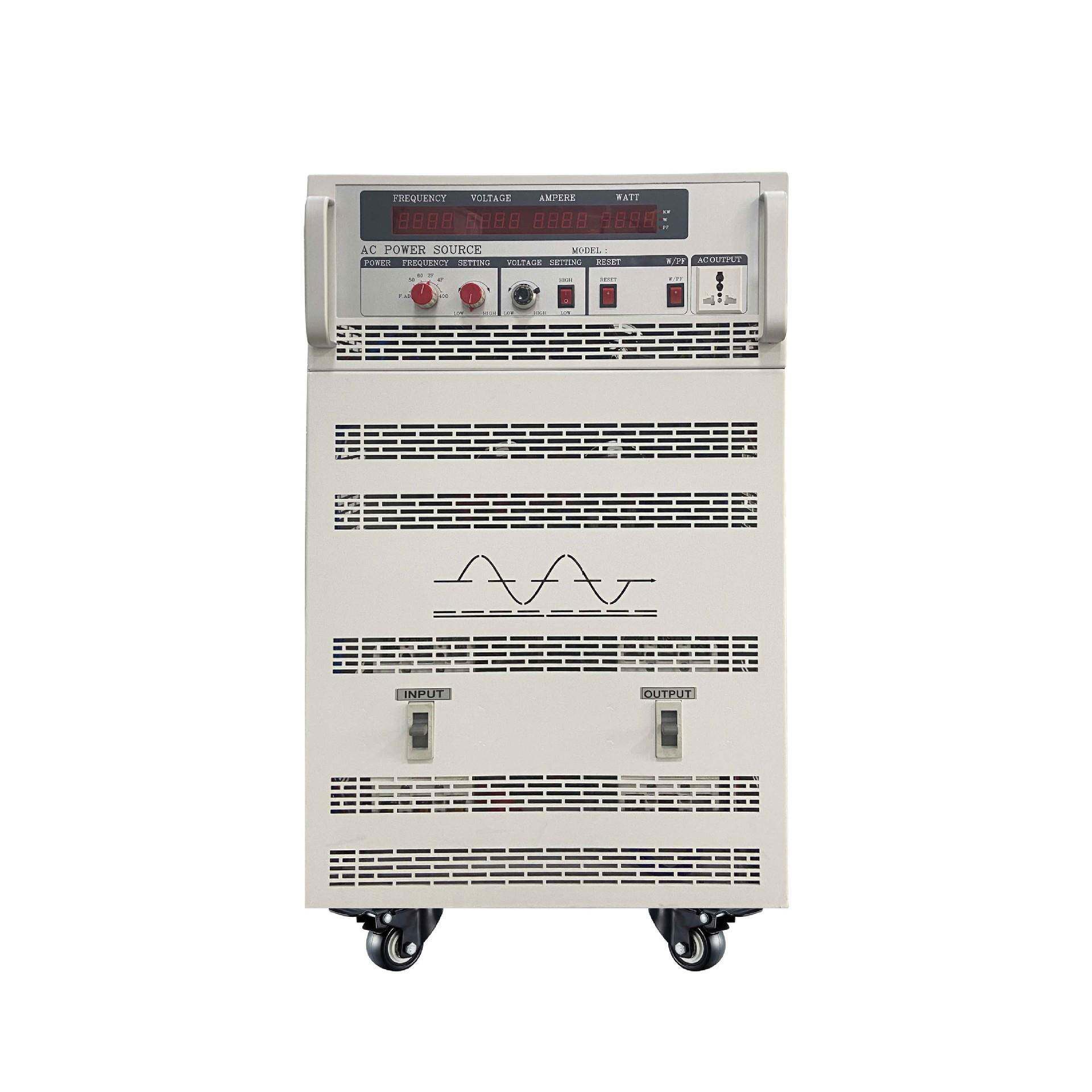新能源交流变频电源20KVA15KVA三相稳压储存式变频电源运行平