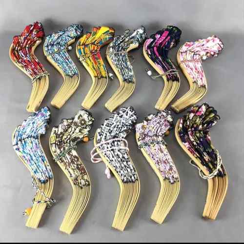 新款扇帽竹子折叠扇子帽户外遮阳帽扇子帽子两用折叠扇帽旅游帽子